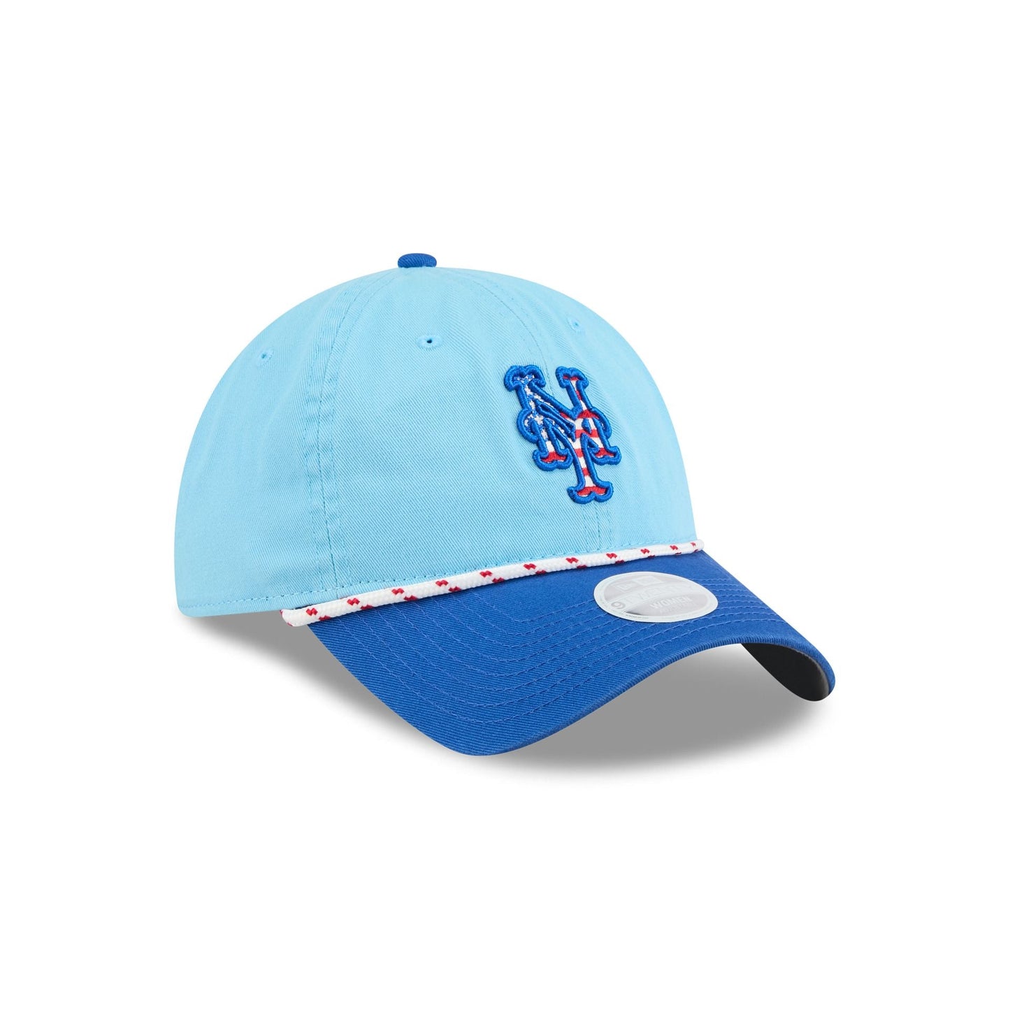 New York Mets Independence Day 2025 Women's 9TWENTY Adjustable Hat