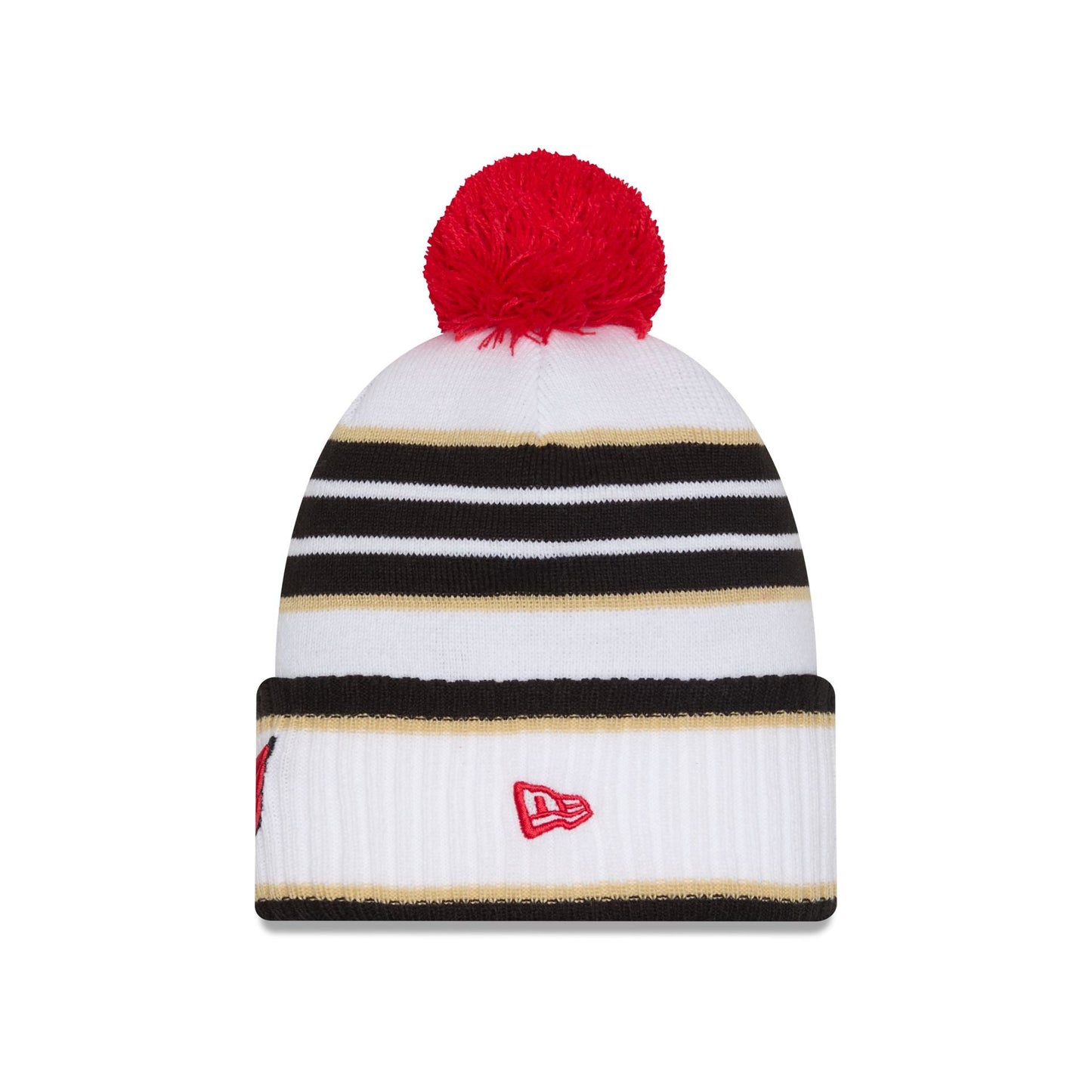 D.C. United 2025 Jersey Hook White Pom Knit Hat