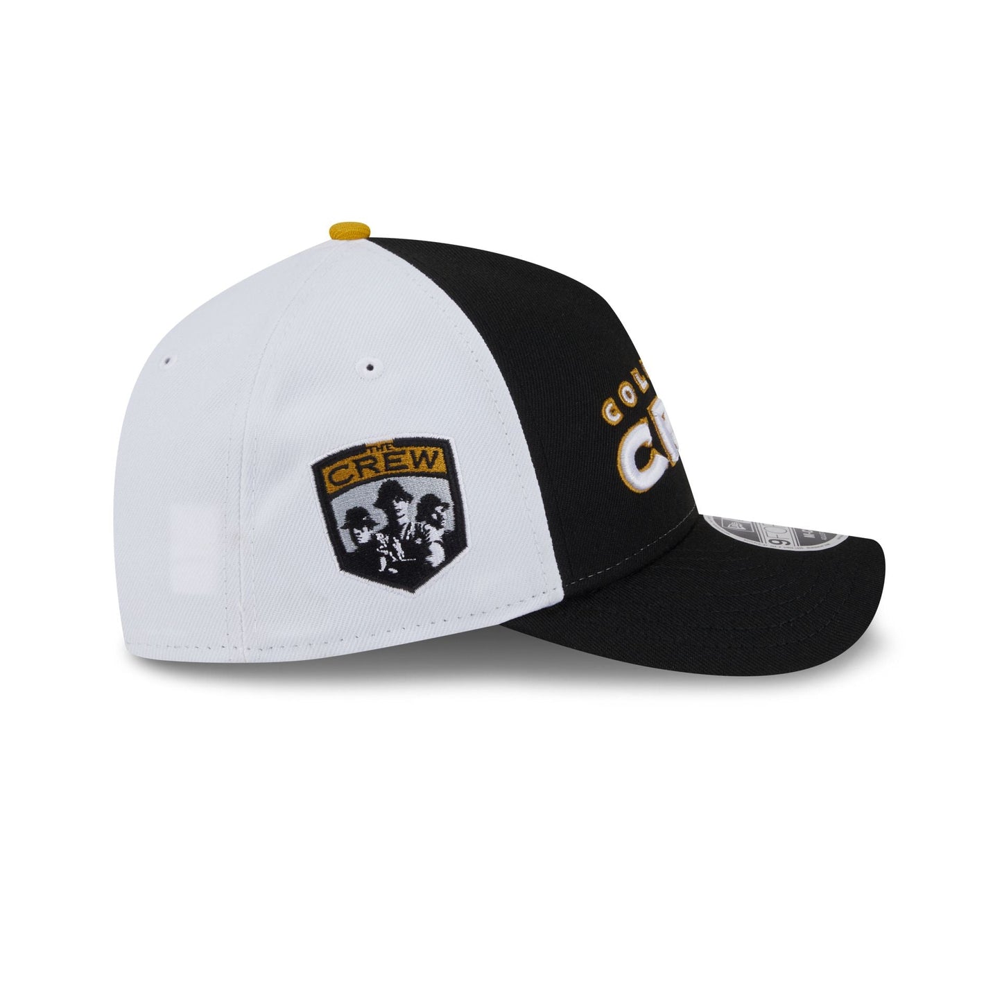 Columbus Crew 2025 Jersey Hook Black 9FORTY M-Crown A-Frame Snapback Hat