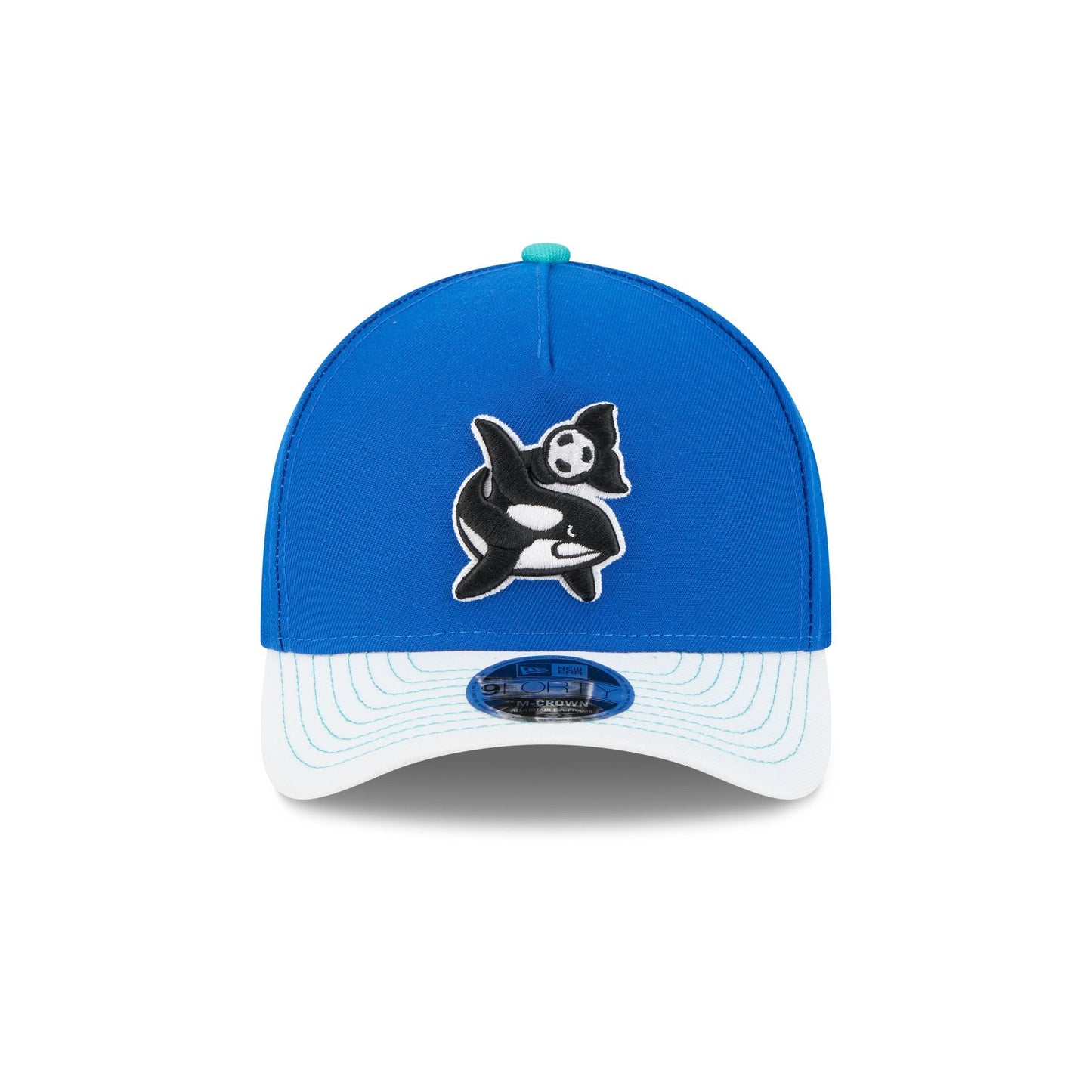 Seattle Sounders 2025 Jersey Hook Blue 9FORTY M-Crown A-Frame Snapback Hat