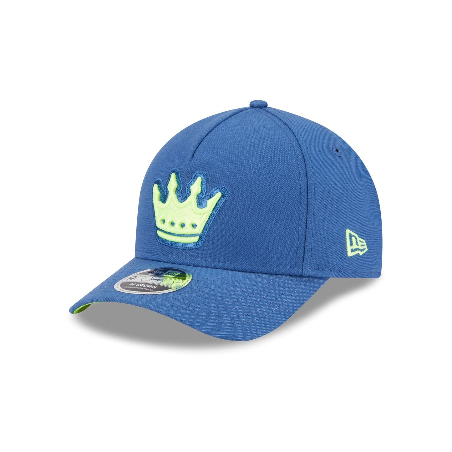 Charlotte FC 2025 Jersey Hook Blue 9FORTY M-Crown A-Frame Snapback Hat