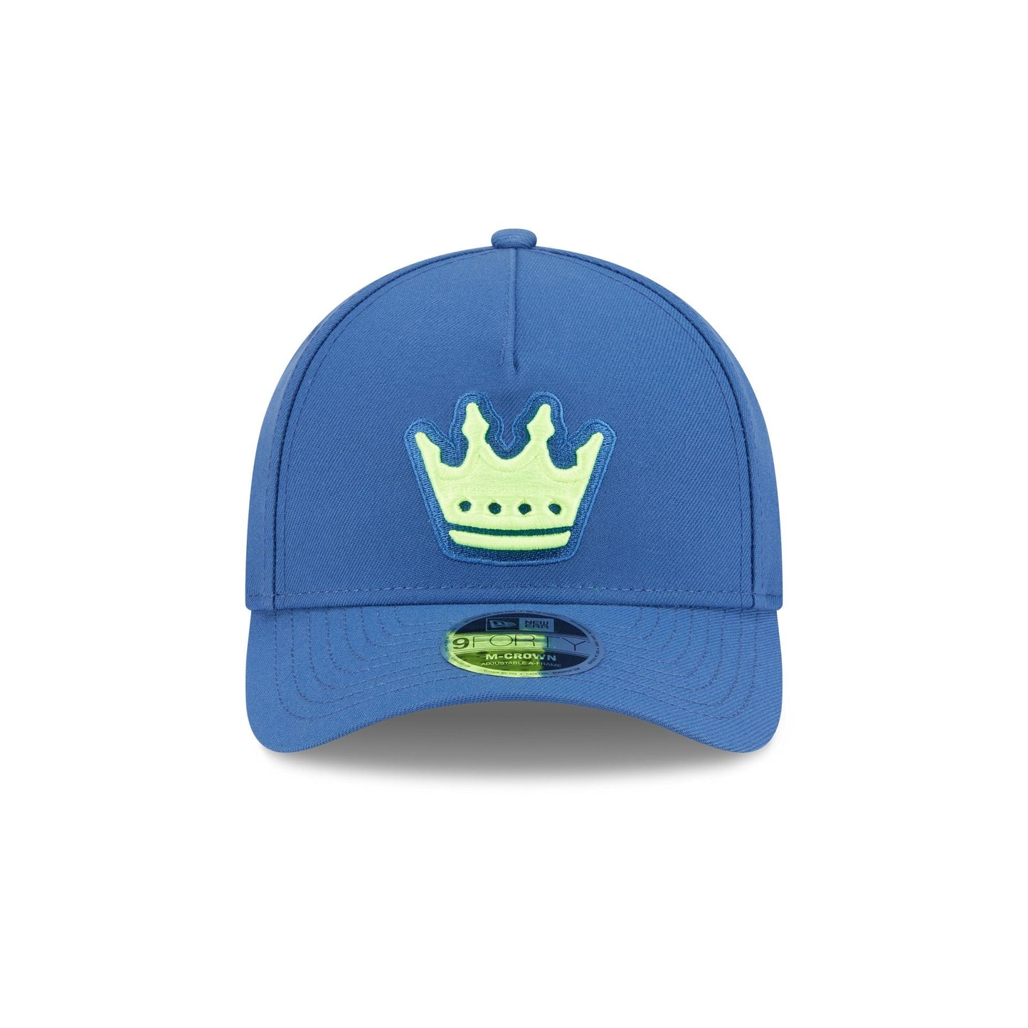 Charlotte FC 2025 Jersey Hook Blue 9FORTY M-Crown A-Frame Snapback Hat