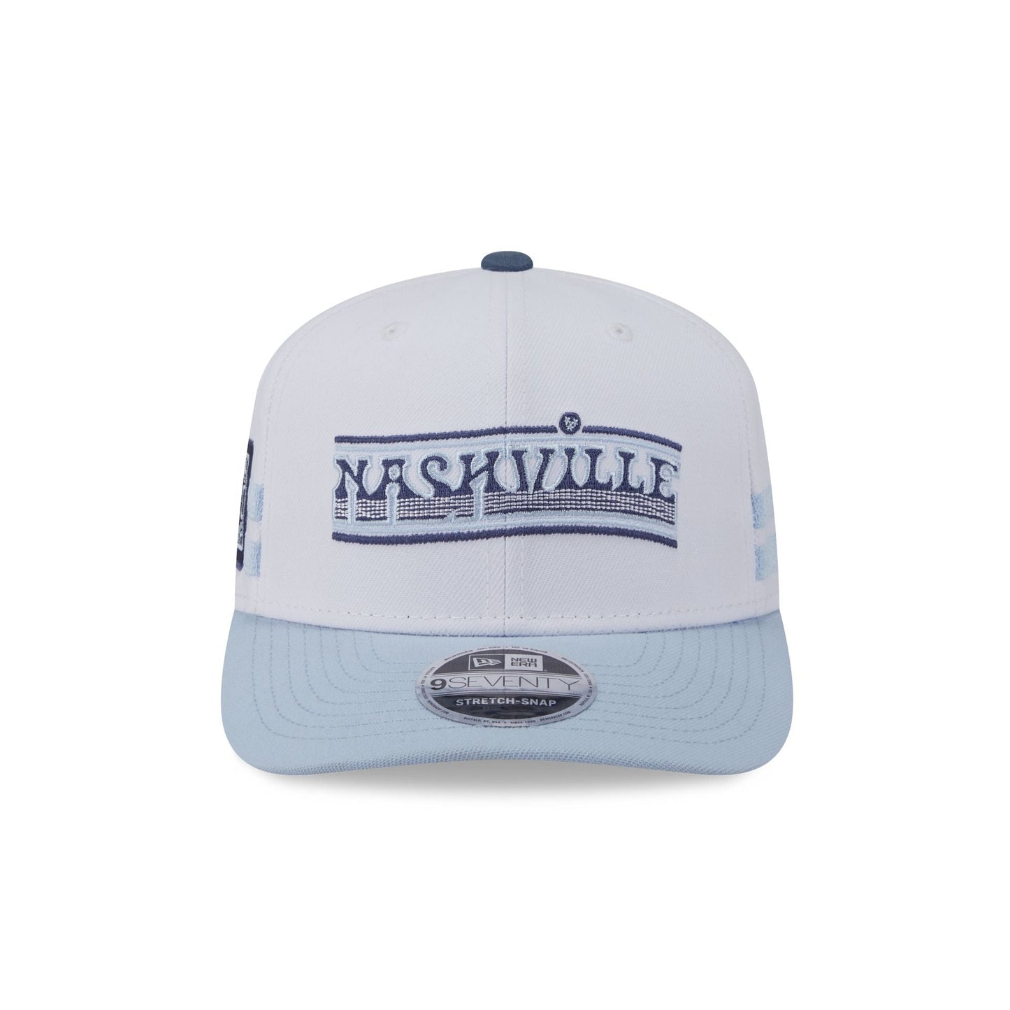 Nashville SC 2025 Jersey Hook White 9SEVENTY Stretch-Snap Hat