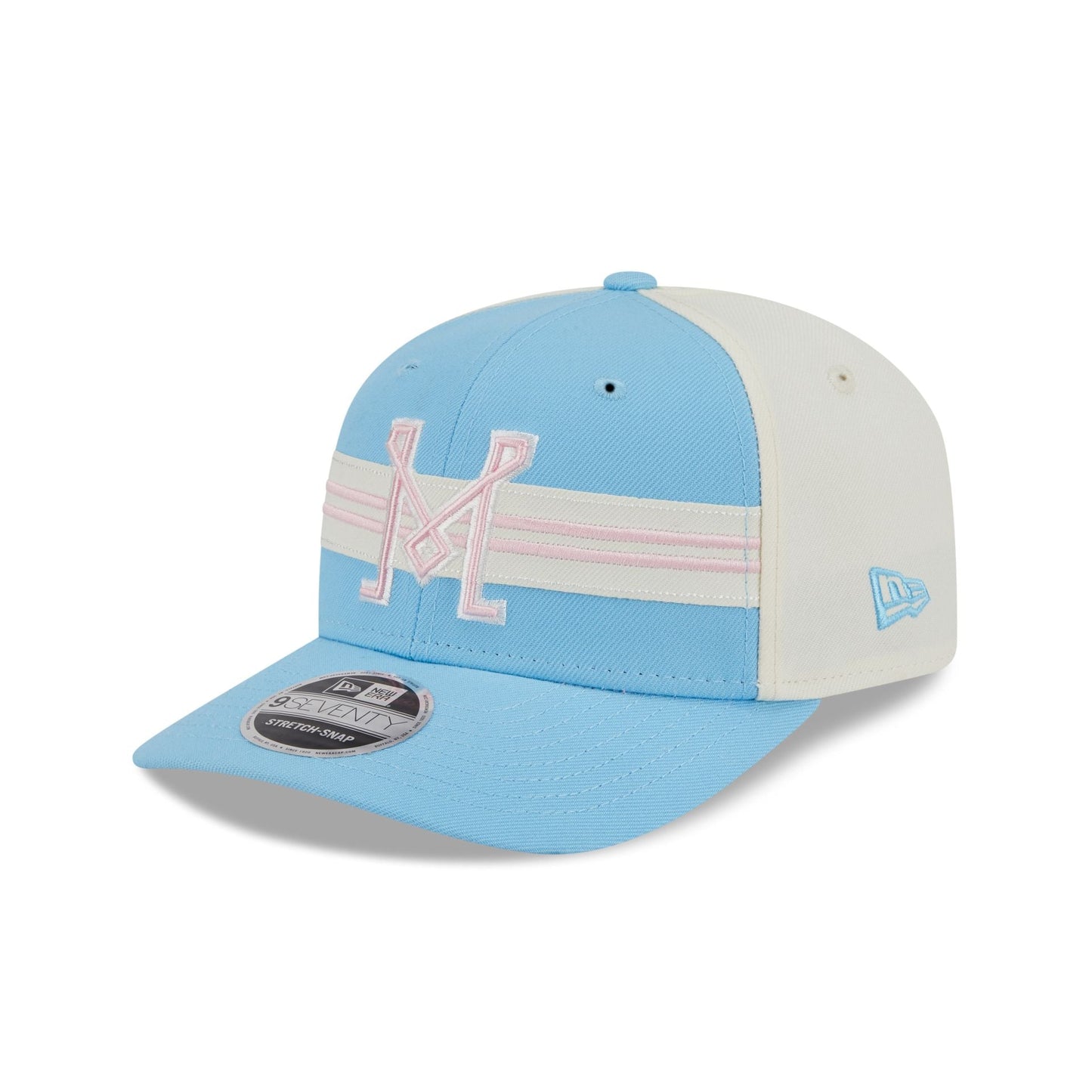 Inter Miami 2025 Jersey Hook Light Blue 9SEVENTY Stretch-Snap Hat
