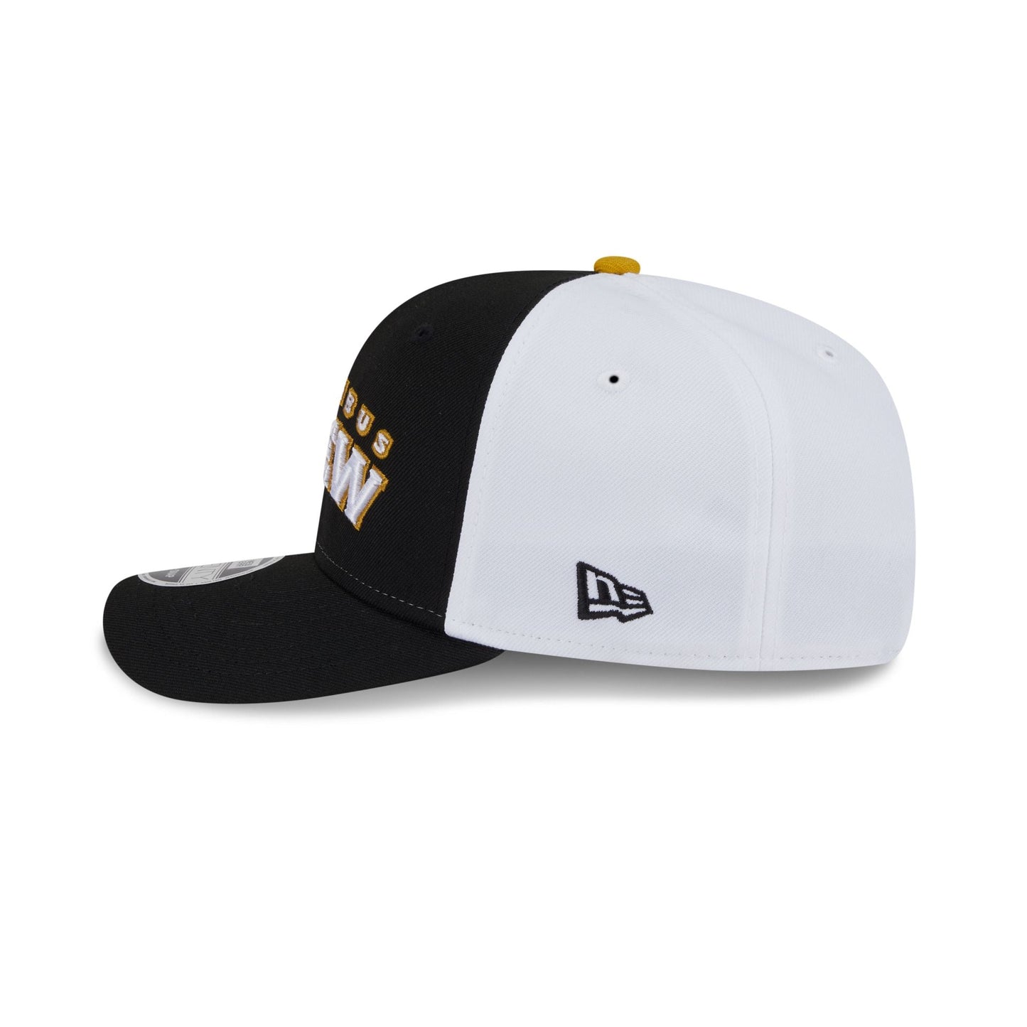 Columbus Crew 2025 Jersey Hook Black 9SEVENTY Stretch-Snap Hat