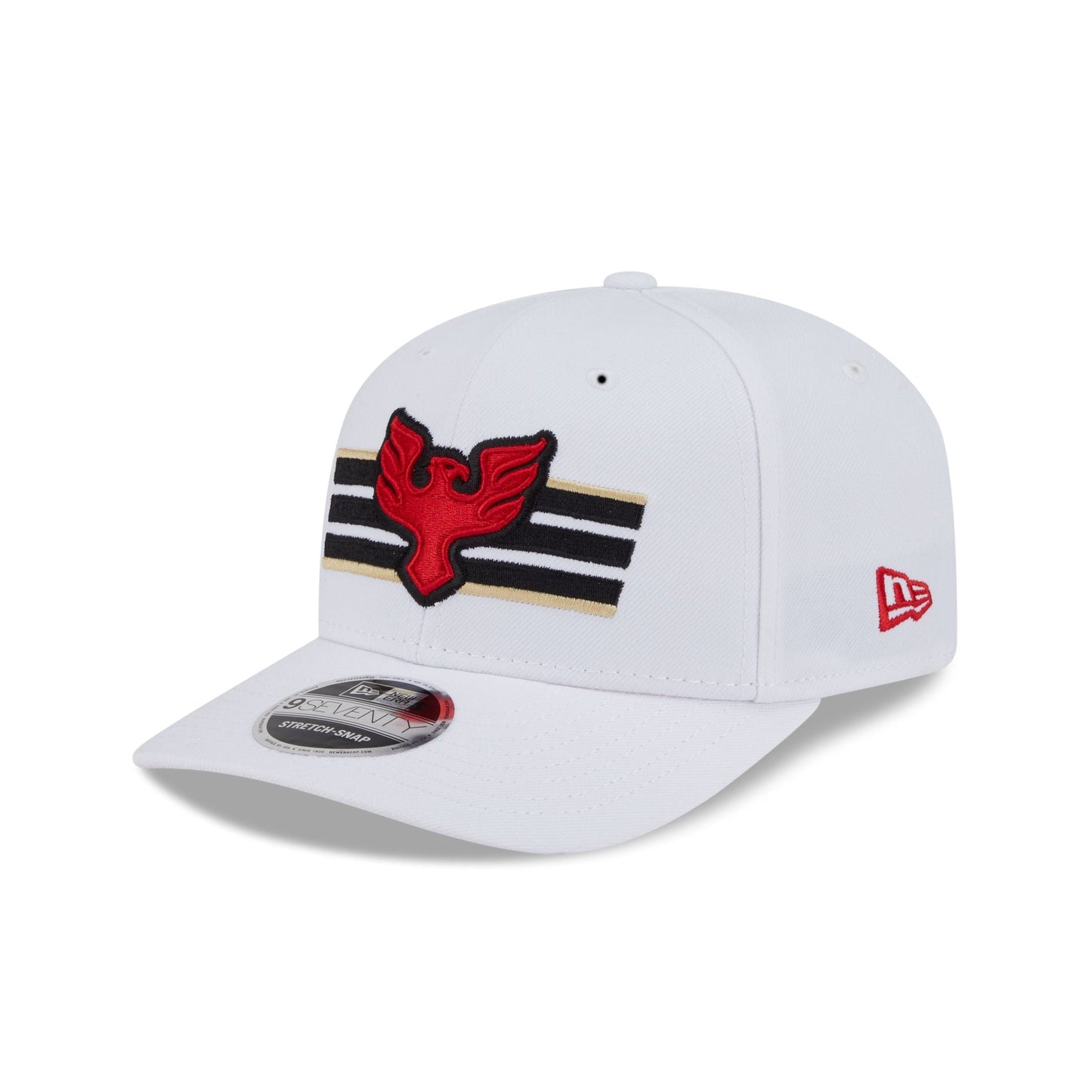 D.C. United 2025 Jersey Hook White 9SEVENTY Stretch-Snap Hat