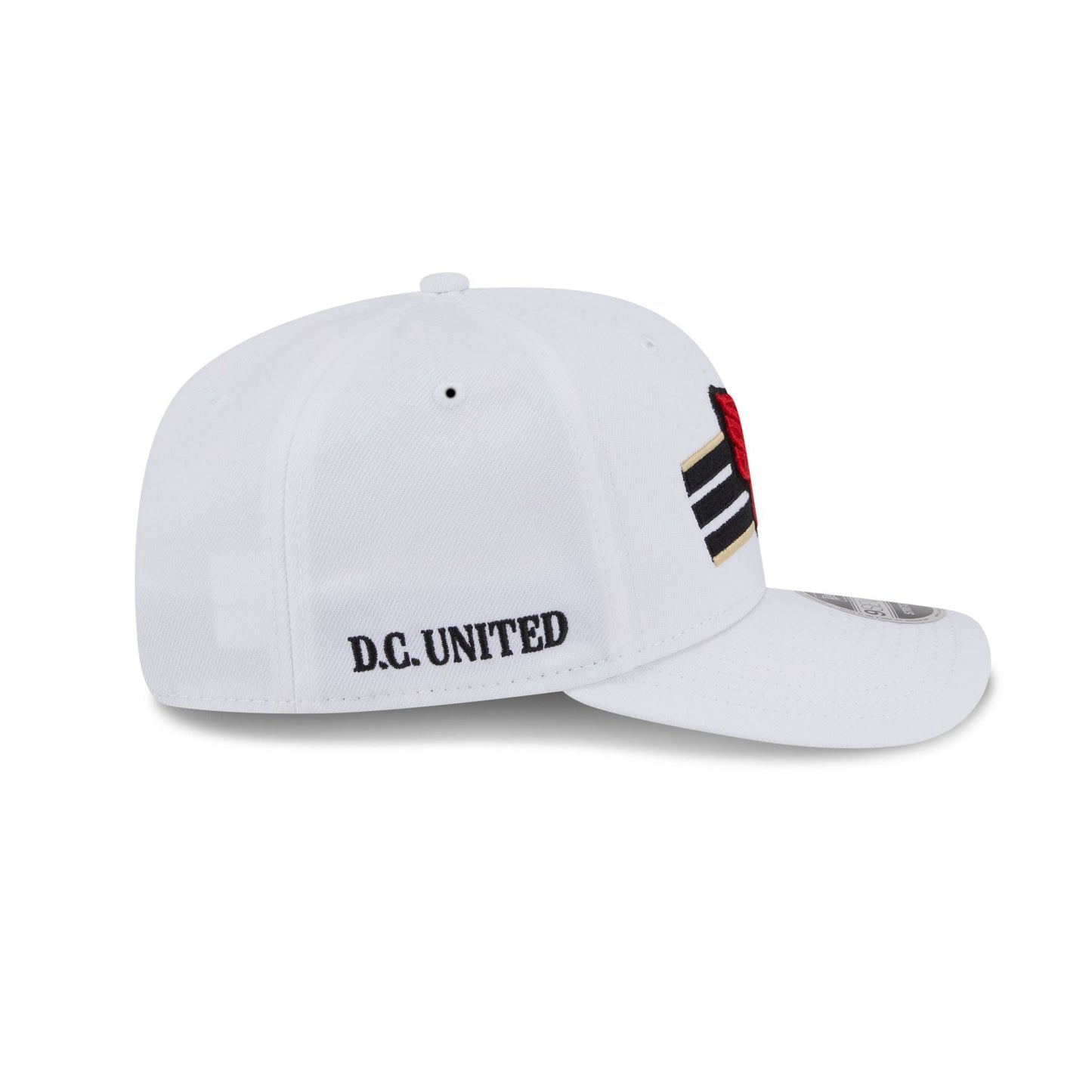 D.C. United 2025 Jersey Hook White 9SEVENTY Stretch-Snap Hat
