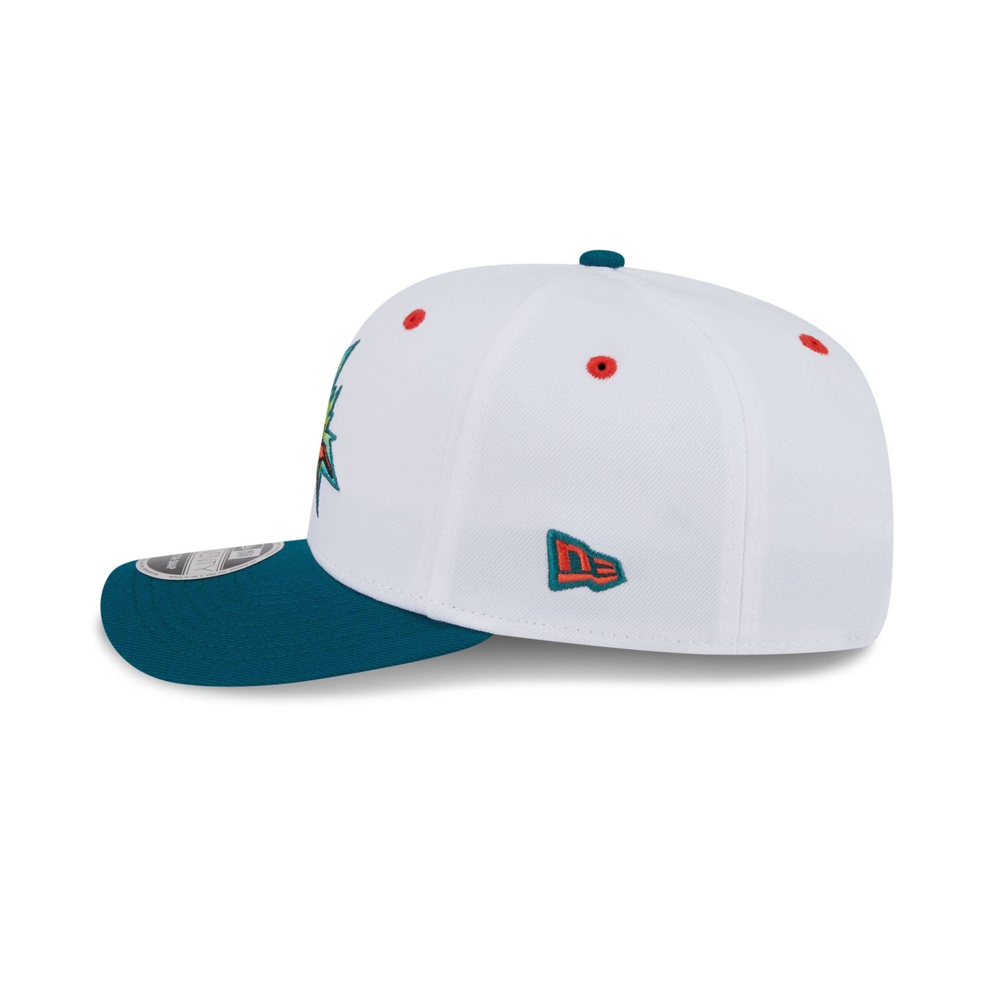 San Jose Earthquakes 2025 Jersey Hook White 9SEVENTY Stretch-Snap Hat