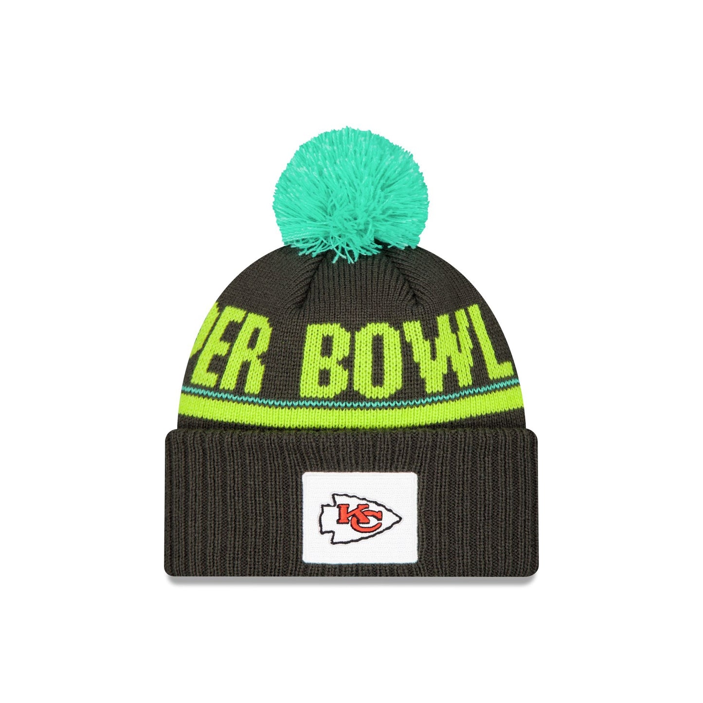 Kansas City Chiefs Super Bowl LIX Participation Pom Knit Hat
