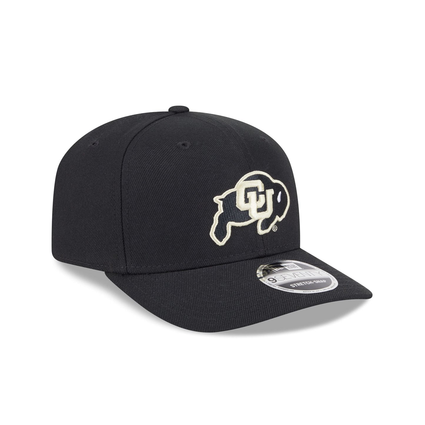 Colorado Buffaloes Black Team 9SEVENTY Stretch-Snap Hat