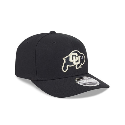 Colorado Buffaloes Black Team 9SEVENTY Stretch-Snap Hat