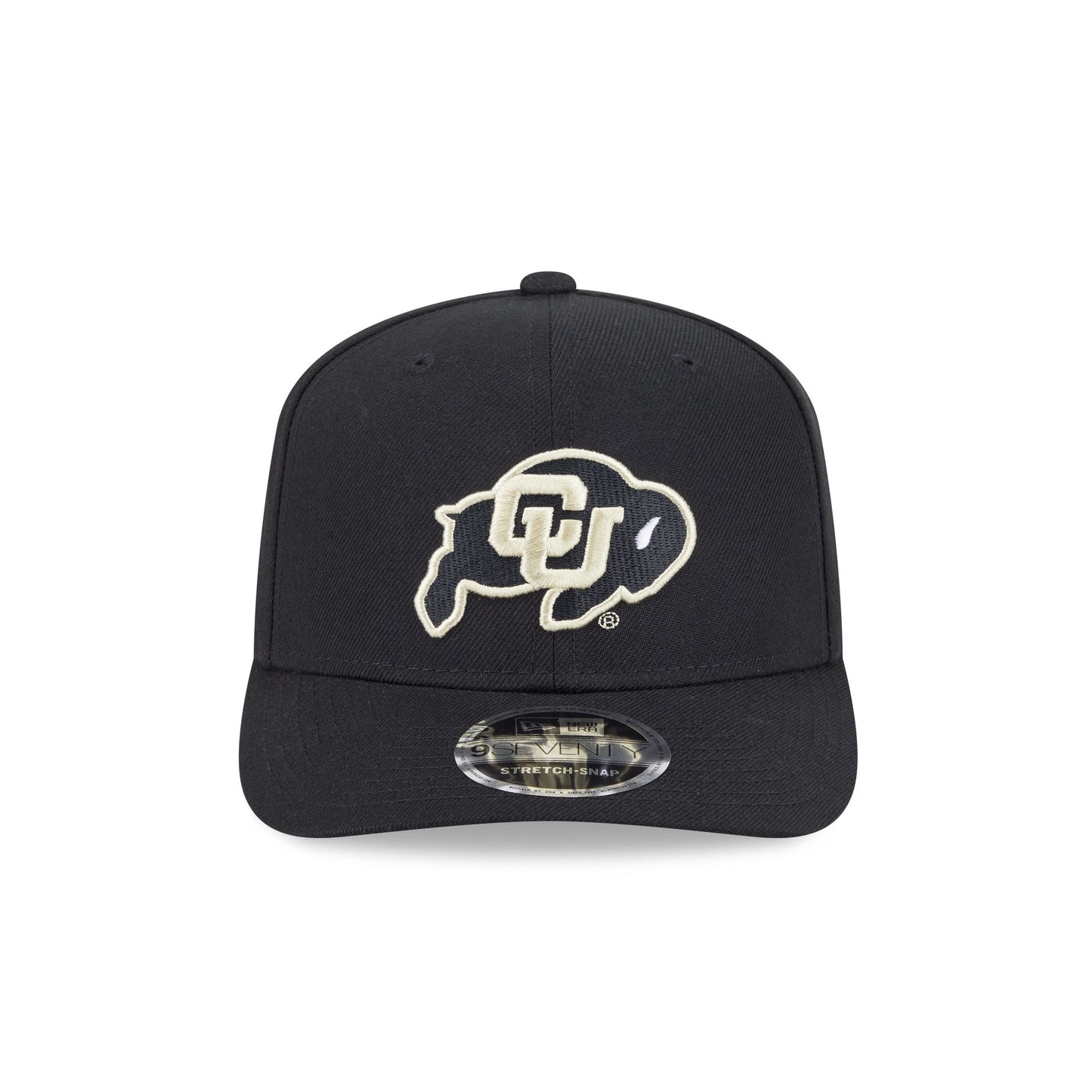 Colorado Buffaloes Black Team 9SEVENTY Stretch-Snap Hat