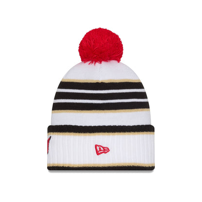 D.C. United 2025 Jersey Hook White Pom Knit Hat