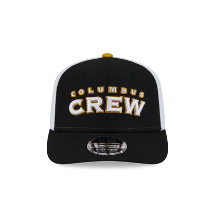 Columbus Crew 2025 Jersey Hook Black 9SEVENTY Stretch-Snap Hat