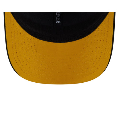 Columbus Crew 2025 Jersey Hook Black 9SEVENTY Stretch-Snap Hat