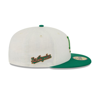 Los Angeles Dodgers Beaded Linen 59FIFTY Fitted Hat